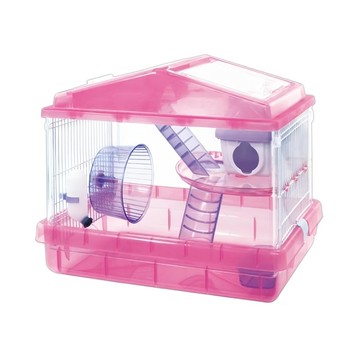 IRIS OHYAMA 愛麗思歐雅瑪 雙層鼠用造型籠  粉色  1個  IR-PHSC-411