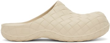 Bottega Veneta 米色 Beebee 穆勒鞋