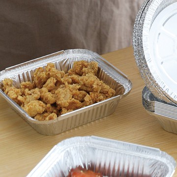 日本霜山 加厚耐烤氣炸鍋烘焙用鋁箔烤盤-60入-2種尺寸可選