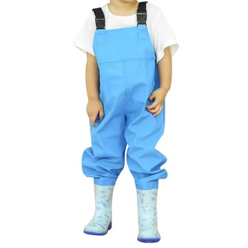 兒童灘塗體驗連身防水褲  藍色  200