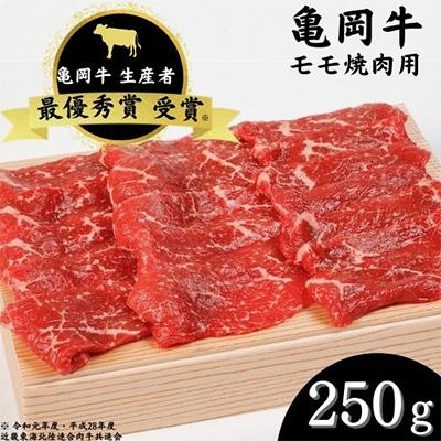 ふるさと納税 亀岡市 亀岡牛　モモ焼肉(250g)