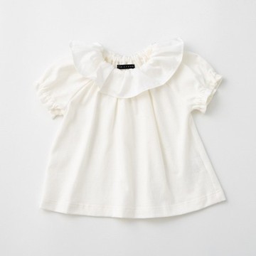 【日本 whip cream】荷葉邊短袖上衣 | 新品