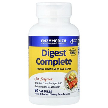 Enzymedica, Digest Complete® 消化，90 粒膠囊