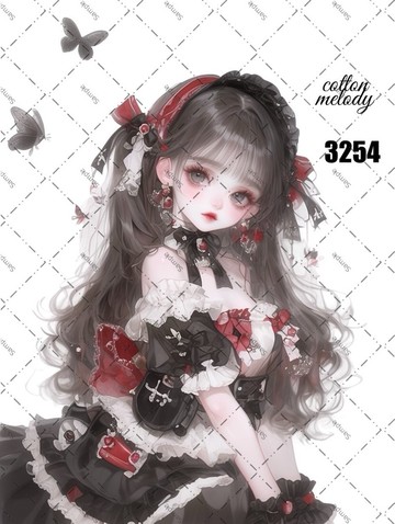 original sticker no.3254 人物貼紙 原創貼紙 原創人物貼紙 裝飾貼紙 cotton melody