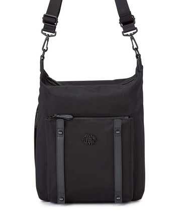 【PORTER INTERNATIONAL】DUKE 斜背包 11846-003(黑/深藍)