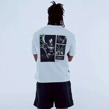 XY-Stretch Oversized機能短袖 - Aliens & Facehugger