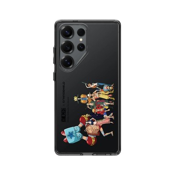 Galaxy S25 Ultra Clear 酷墨灰 - 航海王 One Piece - 海賊團系列-草帽一行人