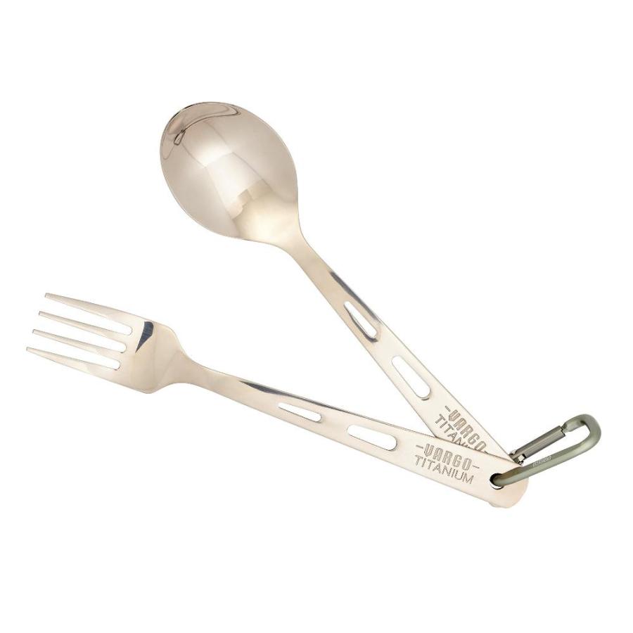 バーゴ Vargo Titanium Spoon and Fork Set by