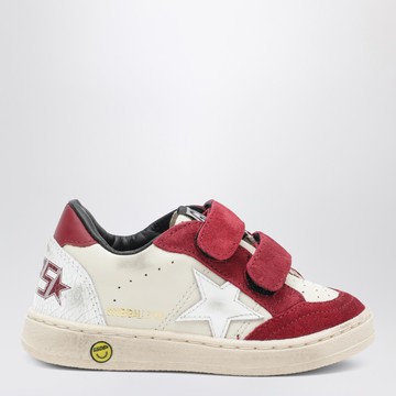 Ball Star sneakers in white/red