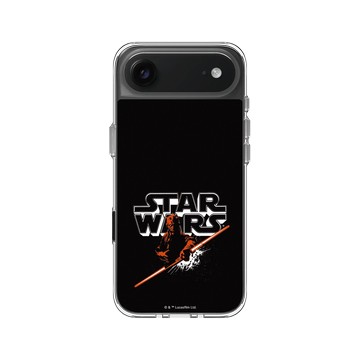 iPhone Air Clear Case（相機按鈕） 透明 - 迪士尼-星際大戰 Star Wars - 達斯魔-星際大戰Logo