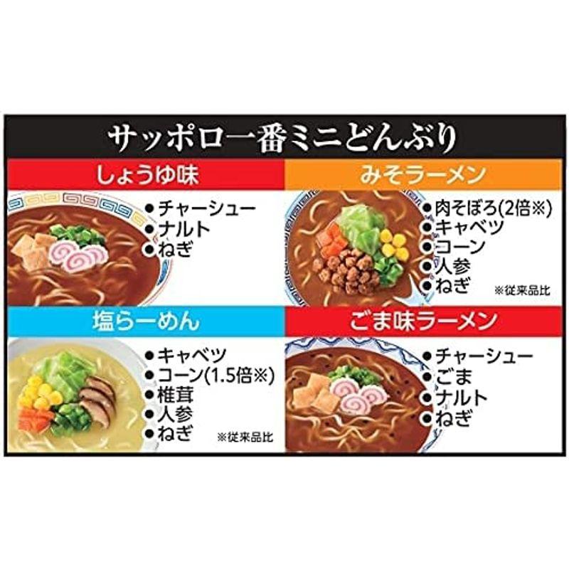 サンヨー食品 サッポロ一番 しょうゆ味 ミニどんぶり 42g