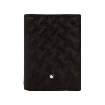 MONT BLANC Extreme 3.0 風尚系列對開4卡卡片夾/名片夾(黑色)