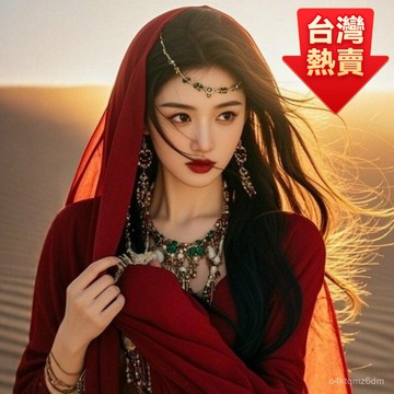 臺灣8H出🌈異域風情西北沙漠旅遊穿搭棉麻紅色紗巾女絲巾防曬披肩包頭巾圍巾 秋冬季時尚圍巾 空調披肩 旅遊防曬百搭