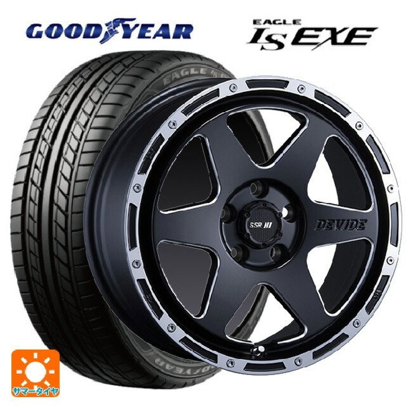 送料無料 サマータイヤホイールセット 225/45R17 91W グッドイヤー イーグル LS EXE タナベ SSR ディバイド TR-6  17-7J LINEショッピング