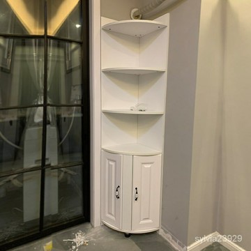 家居轉角櫃墻角柜子現代簡約拐角櫃邊角三角形收納櫃客廳臥室角落置物架