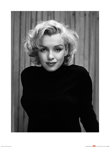 【Life生活雜誌】瑪麗蓮夢露 Marilyn Monroe 黑毛衣 攝影作品
