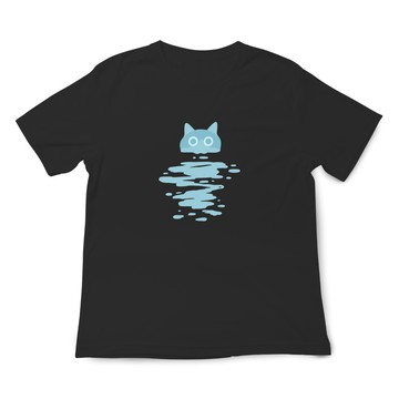 JZ TEE 黑貓-日月 印花短袖