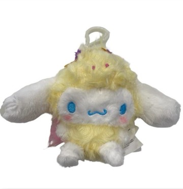【震撼精品百貨】大耳狗 Cinnamoroll_日本SANRIO三麗鷗 大耳狗絨毛玩偶吊飾-美版馬年*16982
