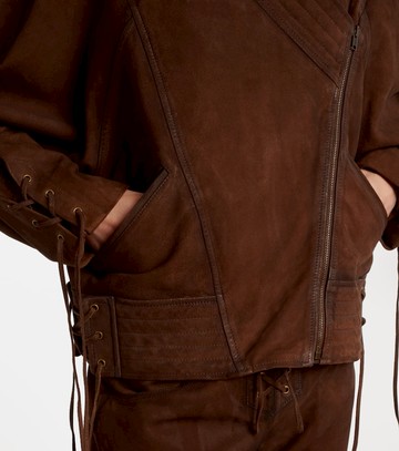 Isabel Marant Edina asymmetric suede jacket