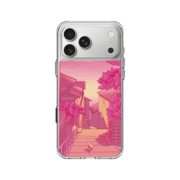 iPhone 17 Pro Max Clear Case（相機按鈕） 透明 - Denise Rashidi (Surudenise) - 櫻花貓咪