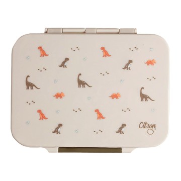 Citron 小檸檬 午餐盒 改質PCT(Tritan)材質 四格隔間防漏 700ml  恐龍世界  1個