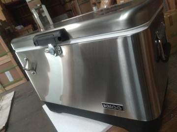 【麗室衛浴】 T-190B 原廠 “微瑕疵”多功能不鏽鋼保溫箱/戶外保冷箱/車載冰箱