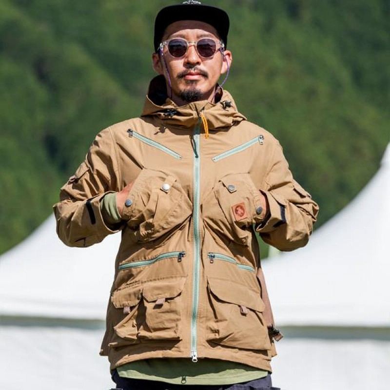 grn outdoor TEBURA MOUNTAIN PARKA21 GO9205Q 手ぶら
