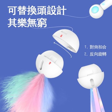 🐠現貨🐠可替換頭配件 羽毛 流蘇 逗貓棒 兩段式伸縮 貓咪玩具 逗貓玩具 寵物玩具