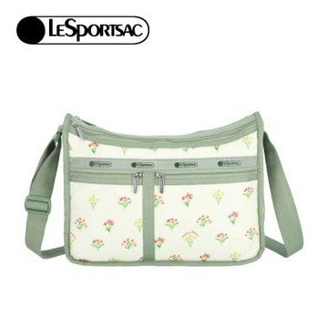Lesportsac Deluxe Everyday Bag 經典斜背包 側背包 通勤旅行包 女包 七夕浪漫購 送禮 禮物 推薦-盛夏草原