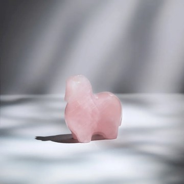 【weborn】馬上好運 x 富寓水晶馬 (粉水晶)