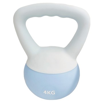 體育健身10 軟壺鈴 21 x 21 x 30cm  藍色  4kg  1個