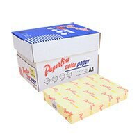 PAPERLINE  淺黃色彩色影印紙A4 70G(5包/箱)*超取最多只能2包