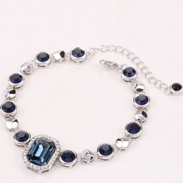 現貨+預購 925純銀手鍊水晶手環-奢華璀璨迷人鑲鑽女飾品七夕情人節生日聖誕節交換禮物3色73ak43【獨家進口】【米蘭精品】