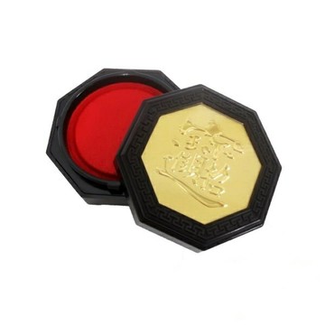 天成 金鉑 乾隆八角印泥 (中)( 75×75mm)【APP滿額下單4%點數(單一帳號最高1000點)】7/31止