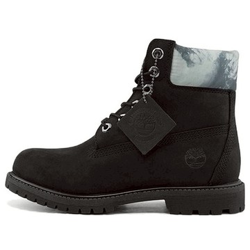 (WMNS) Timberland Premium 6-inch Waterproof Boot 'Black Nubuck'