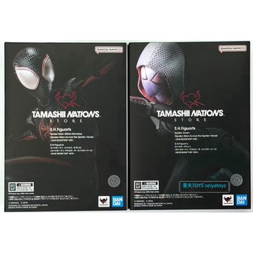 星矢TOY 板橋實體店 SHF 蜘蛛人 邁爾斯·莫拉雷斯 + 關.史黛西 1610 屋頂 Ver 穿越新宇宙