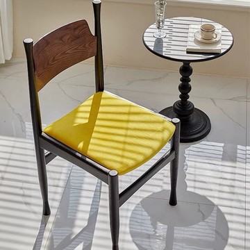 免運 餐椅 實木餐椅 中古家用餐椅客廳復古實木設計師北歐簡約輕奢靠背椅現代法式 可開發票 全館五折 工廠現貨直銷 新品特價 z9092