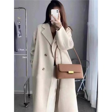 高個子女大碼呢子羊絨大衣秋冬172加長版到腳踝175超長款毛呢外套