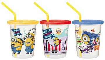 現貨 小小兵 杯子 吸管 3件組 日本製 日本直運