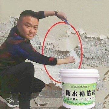 補牆膏白色家用翻新防水防潮防黴牆面修補膩子牆體乳膠漆修復神器