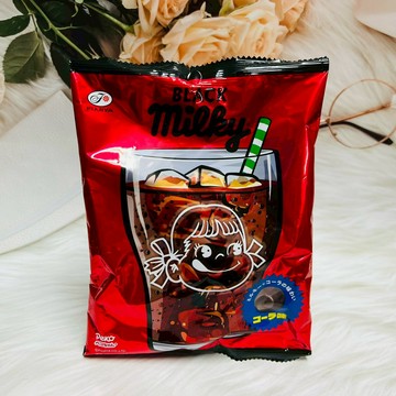 日本 Fujiya 不二家 black milky 可樂風味牛奶糖 64g｜全店$299 全家取貨免運｜滿額折500｜APP下單最高賺19%點數⚡