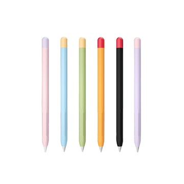MK Apple Pencil 鉛筆造型矽膠保護套 一代(保護套 筆尖套 筆套 平板 iPad 超薄筆套)