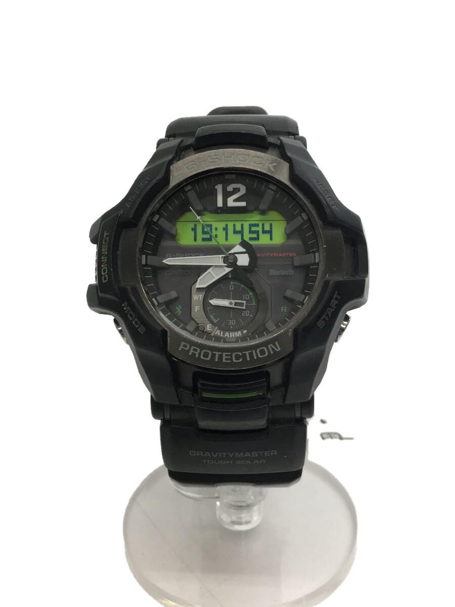 ソーラー腕時計・G-SHOCK/デジタル/ラバー/BLK/BLK/GR-B100-1A3JF 通販