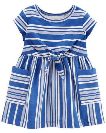 Baby Striped 100% Cotton Dress