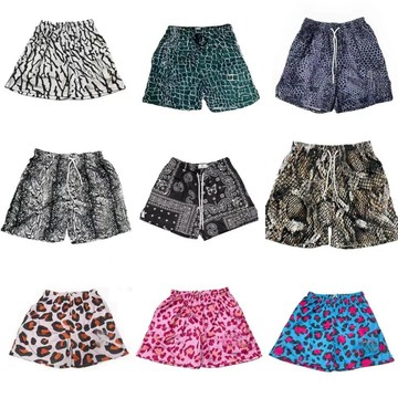 臺灣出貨 男士美式潮流夏季速乾透氣籃球訓練沙灘運動短褲時尚潮牌短褲運動褲子四分褲球褲美式短褲夏季男生短褲