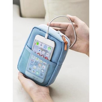 多功能數據線收納包移動電源線收納盒耳機U盤U盾充電寶手機收納包