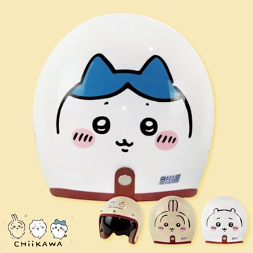 【T-MAO】正版卡通授權 吉伊卡哇 內墨鏡騎士帽 安全帽 (復古帽｜3/4罩 半罩｜經典授權彩繪｜吉伊｜小八貓｜小八｜烏薩奇｜兔子｜兔兔｜K1）