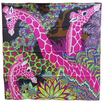 HERMES 愛馬仕 粉色 The Three Graces 絲綢 絲巾 90*90 【二手名牌BRAND OFF】