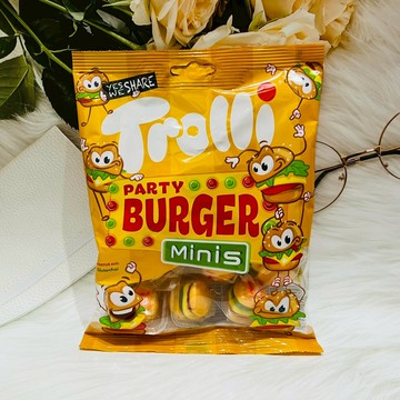 德國 Trolli 多利軟糖 漢堡造型軟糖 雙層漢堡軟糖 漢堡包軟糖 漢堡軟糖 內獨立包裝100g