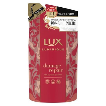Unilever LUX Ruminiku damage repair non-silicon shampoo Refill 350g